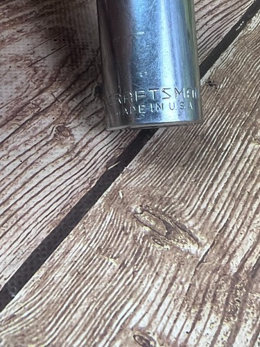 Enchufe profundo Craftsman EE. UU. 3/4" 6 puntos 3/8" serie 43337 -v-. - Imagen 3 de 6