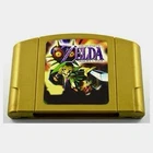 Nintendo 64 Authentic Zelda Majora’s Mask N64 Lenticular Gold Cartridge