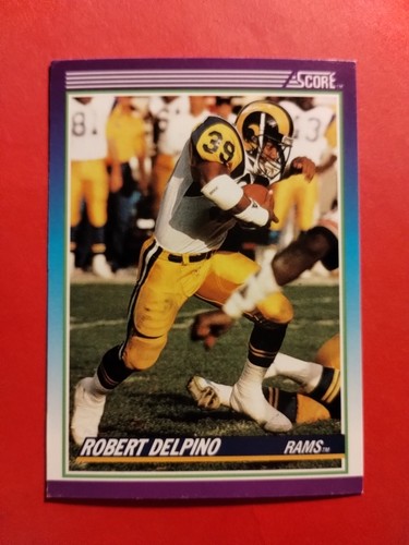 1990 Score - Robert Delpino #184 Rams - Picture 1 of 6
