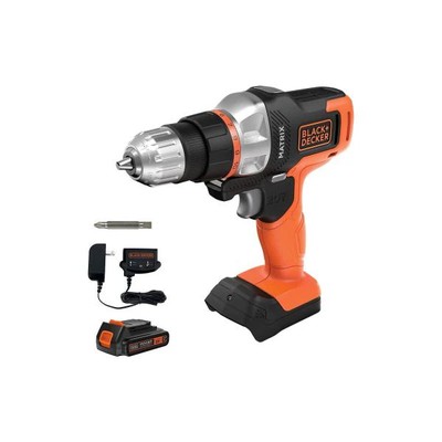 BLACK+DECKER 20V MAX* Matrix Cordless Drill/Driver - BDCDMT120C