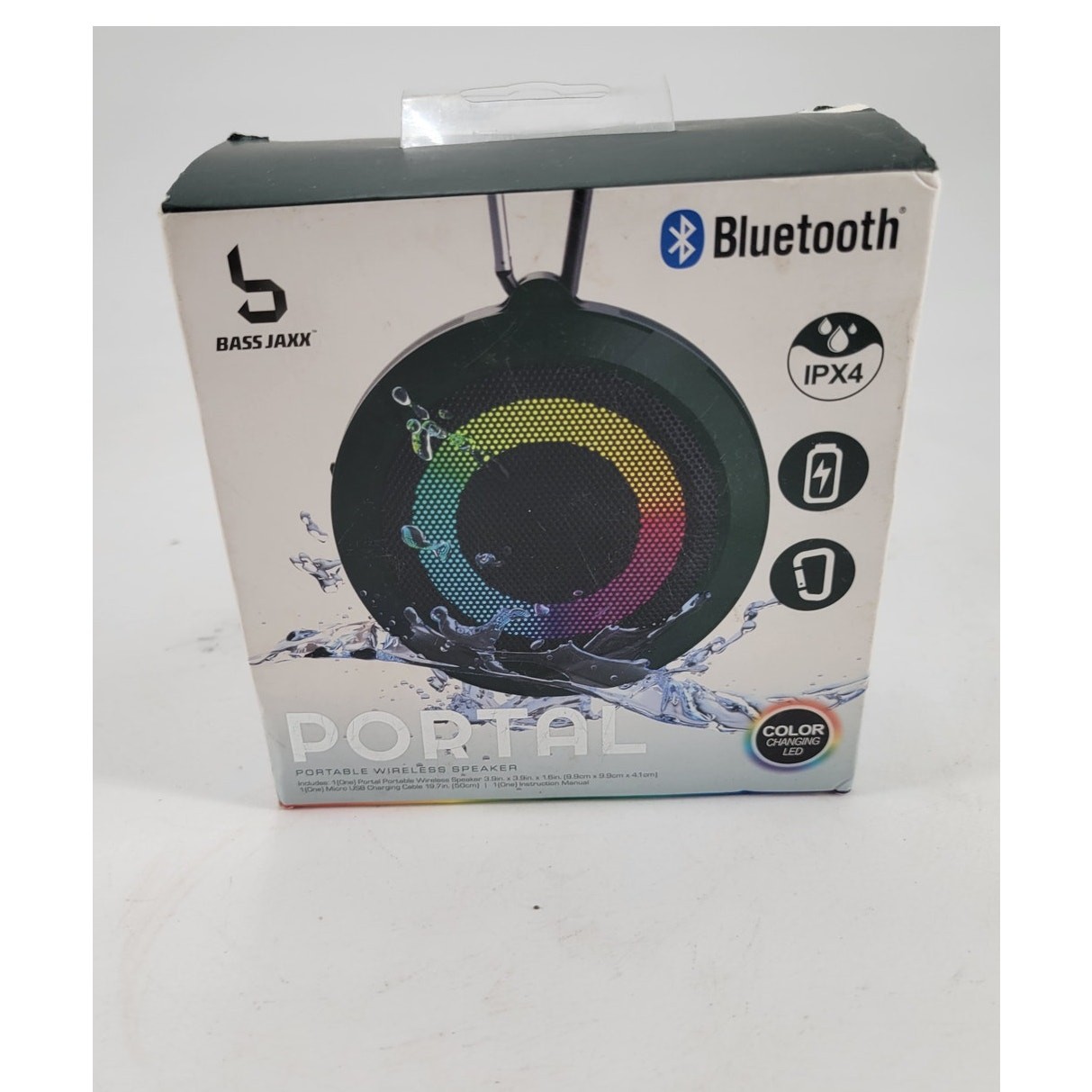 Bass Jaxx Bluetooth Speaker New In Box Wireless Portable-image