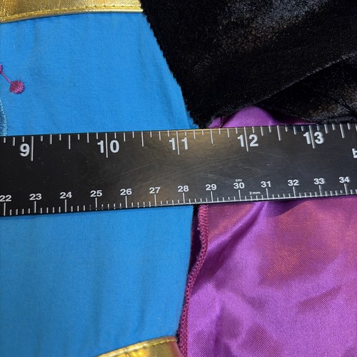 Prinzessin Krönung Kostüm Gr. 3T-4T Halloween blau schwarz rosa Cape Elsa Typ - Bild 11 von 24