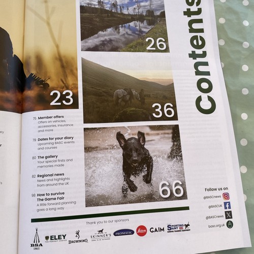 BASC Shooting And Conservation Magazine July/August 2025 - Picture 5 of 5