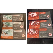 hello Kids Toothpaste, Wild Strawberry & Unicorn  Flavor 6 Tubes Total