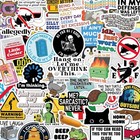 200 Pcs Funny Stickers for Adults (Dirty) Meme Water Bottles Multicolor 