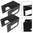 2 Pcs Steel Firewood Rack Brackets For Outdoor Firewood Log Storage 14.7 cm