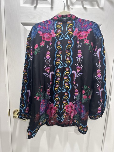 Johnny Was Jade Rosalynda Button Down Hemd Ettas Garden Größe L UVP 270 $ - Bild 8 von 10
