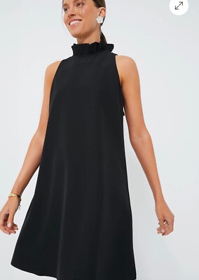 Tuckernuck | NEW Black Daphne Bow Preppy short sleeve Formal Mini Dress  Size M | eBay