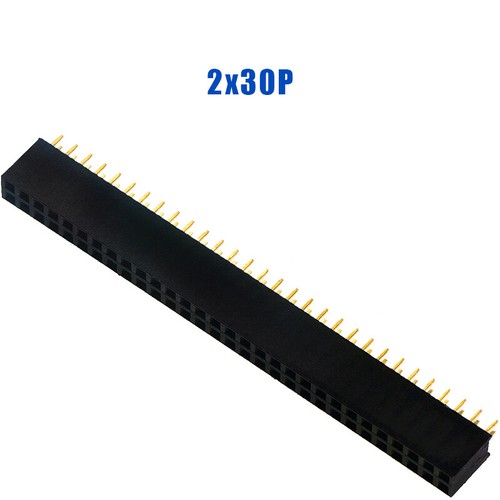 2,54mm Abstand 2x2 - 2x40 P Pin Zweireihig Gerader Stecker Buchse Stiftleiste - Picture 28 of 29