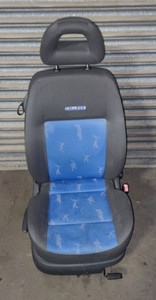 VW Lupo Seat Arosa Fahrersitz Sitz vorne rechts Höhenverstellung college blau
