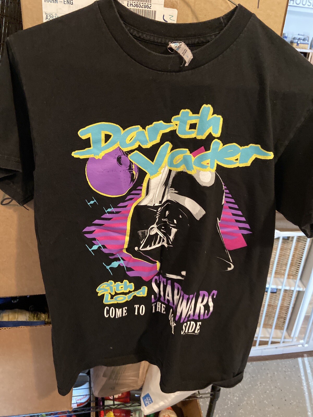Vintage Star Wars Darth Vader Sith Lord Come To The Dark Side T-Shirt Small
