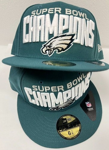 Philadelphia Eagles New Era 59FIFTY Super Bowl Fitted NFL Football Hat - 第 1/7 張圖片