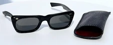 Vintage NOS! Unworn 60s American Optical GATOR Black AO Sunglasses / Case #436