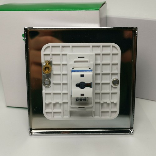 Schneider RJ45 CAT5 Internet Socket Silver Polished Chrome Data CAT5e GEP7571WPC - 第 5/9 張圖片