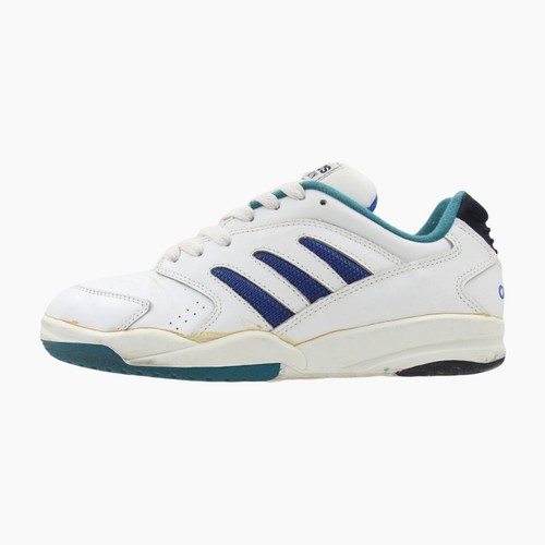 Adidas Ambition Trainers Mens UK 7.5 White Leather Vintage 1994 Tennis Sneakers - Picture 4 of 11