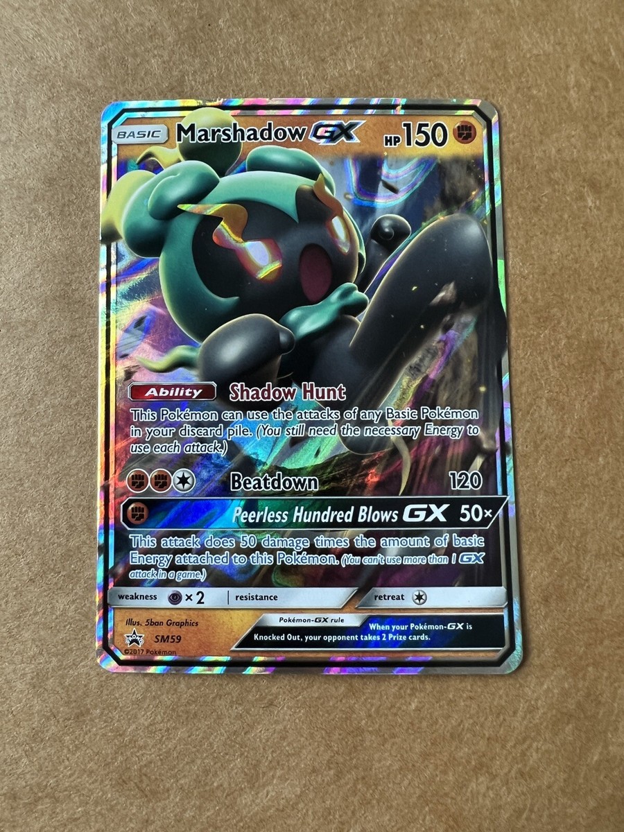 Pokémon TCG Marshadow GX SM Black Star Promo SM59 Promo | eBay