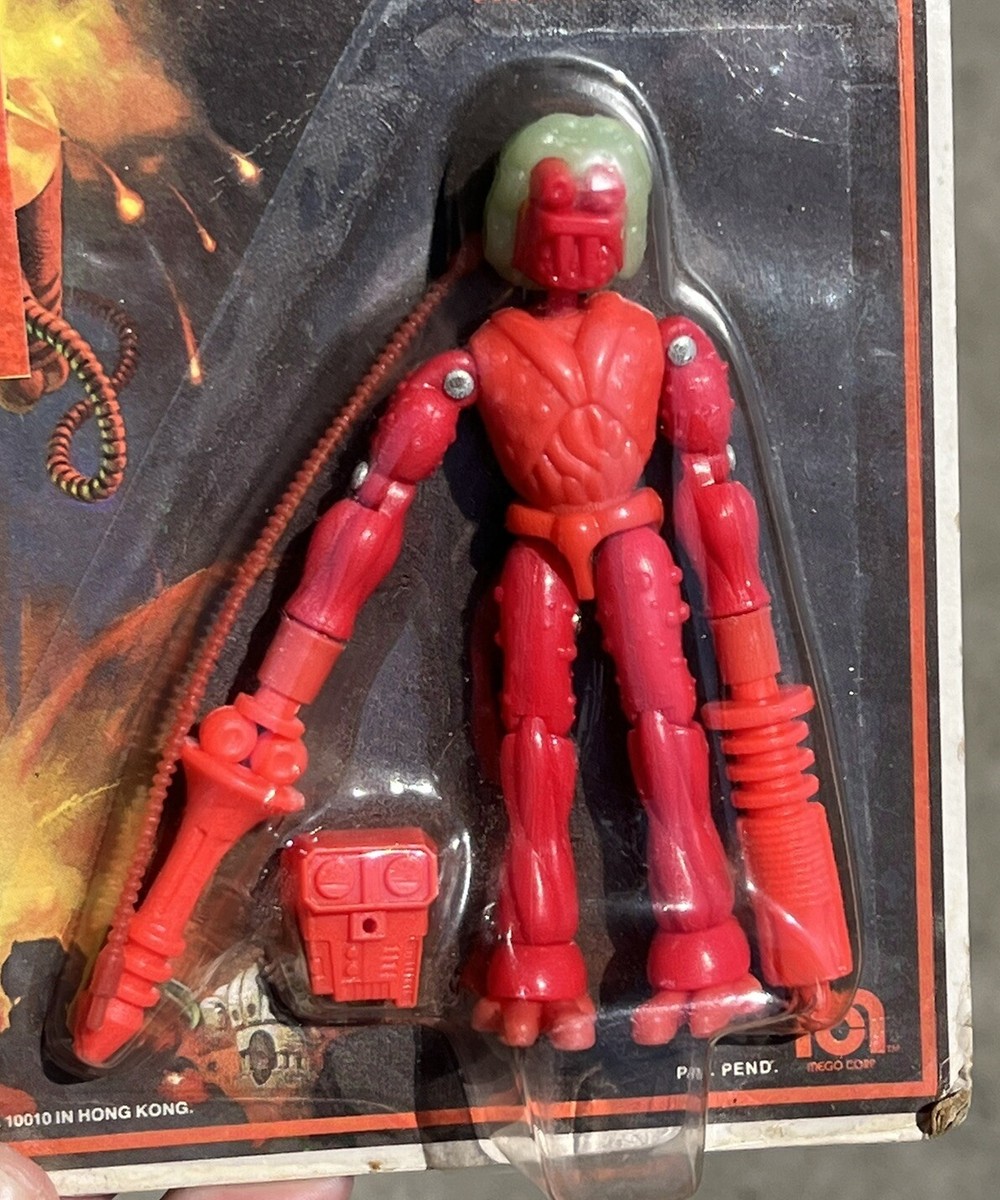 Vintage Mego Micronauts 1979 Alien Membros Mint On Card MOC Clear