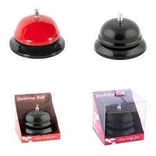 Desktop Bell Desk Top Hotel Reception Loud Ringing Attention Tip Ringer