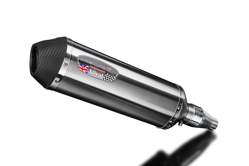 Kymco Downtown 300i 2011-2016 Kit de silenciador de escape de acero inoxidable X-Oval de 13,5" Foto 2 de 4