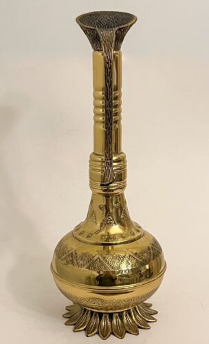 Krug Vintage JERUSALEM Ölkrug Judentum Israel Messing 17"" - Bild 3 von 6