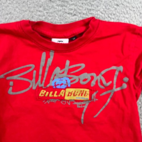 Billabong Kids Boys Long Sleeve T-Shirt M Cotton Blend Casual Vintage Logo - Picture 2 of 8