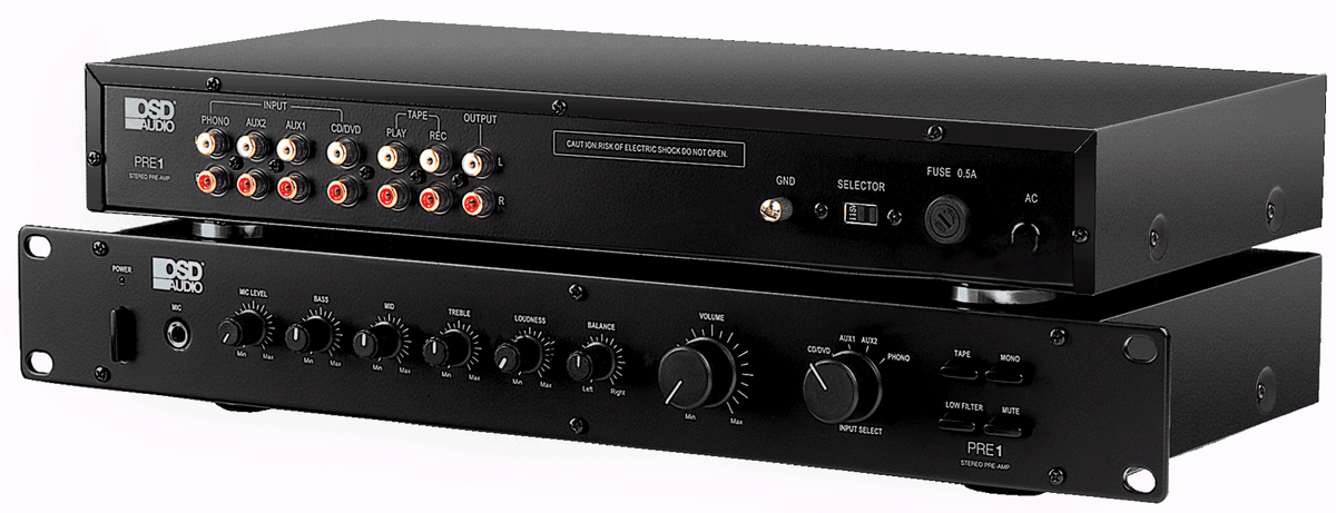 OSD Preamplifier EQ Control, Stereo Home Theater Ready, Enhance