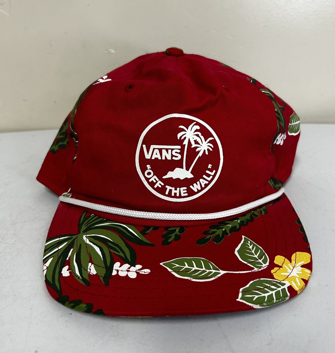Vans Hawaiian Tropical Off the Wall Adjustable Snapback Cap Hat Adult