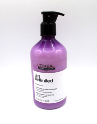 Loreal Serie Expert Liss Unlimited Prokeratin Shampoo ~ 16.9 oz / 500 ml ~