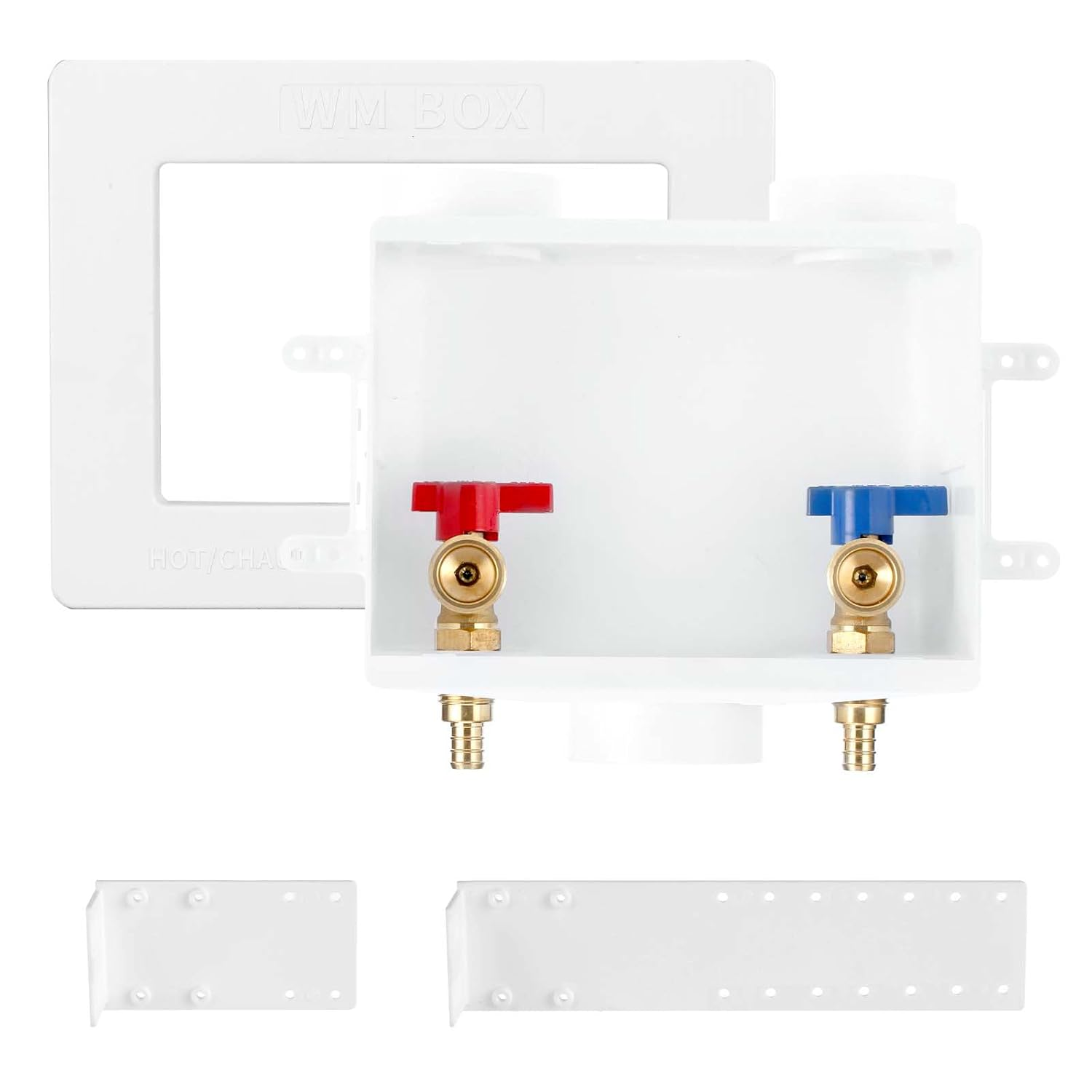 Premium Washing Machine Outlet Box Center Drain 1/2