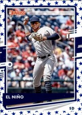 Fernando Tatis Jr. 2020 Donruss Independence Day Name Variation Card #83