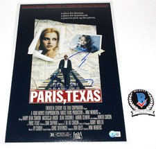 DIRECTOR WIM WENDERS SIGNED 'PARIS, TEXAS' 12x18 MOVIE POSTER 3 BECKETT BAS COA DIRECTOR WIM WENDERS SIGNED 'PARIS, TEXAS' 12x18 MOVIE POSTER 3 BECKETT BAS COA