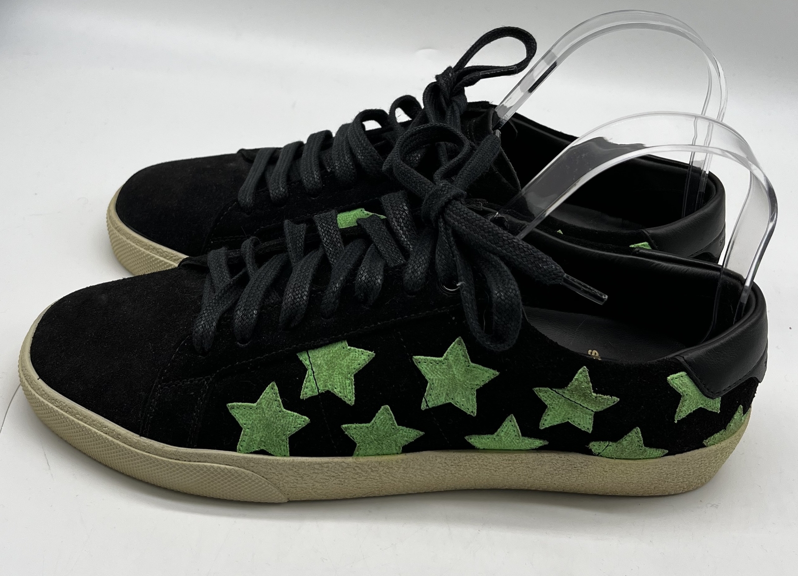 Sneaker Saint Laurent Court Classic SL 06 stampa a stelle verde nero taglia 39