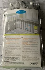 AirFlow Crib Liner Gray Fits Most Cribs See-Through Mesh Promotes Air Flow New