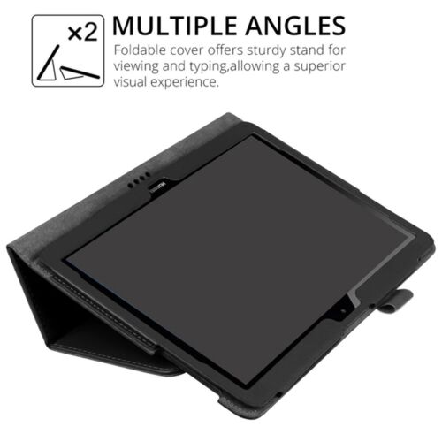 For Huawei MediaPad T3 T5 M3 M5 M6 8" 9.6" 10.1" Flip Leather Stand Case Cover - Picture 3 of 44