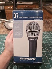 Samson Q7 Professional Dynamic Microphone Vocal Mic Pop Music Mic Boxed