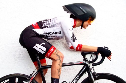 Hincapie Holowesko BMC Aero Einteiler Zeitfahranzug Skinsuit Größe S