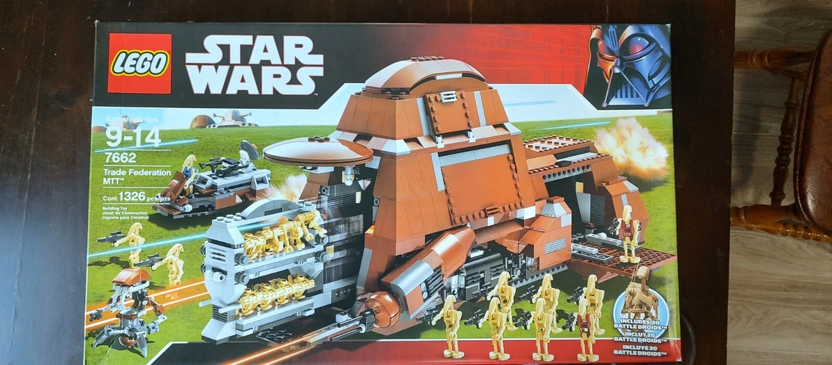 LEGO Star Wars Trade Federation MTT 7662 BRAND NEW 673419091244
