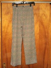 Reformation Women’s Black/Off-White/Red Dress Pants Size 4