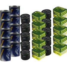10x Original MANN Ölfilter W 79 + 10x SCT Motor Flush Motorspülung