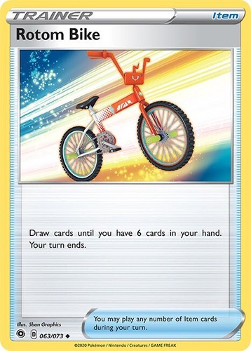 X4 Rotom Bike 063/073 Champions Path Uncomm Uncommon Near Mint