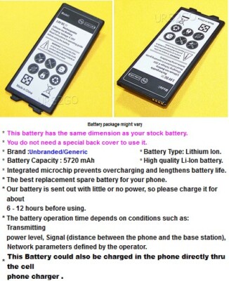 New 5720mAh LG G5 Replacement Battery H820 H860 H868 H960 BL-42D1F USA  Seller