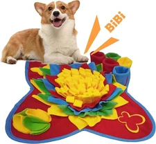 Snuffle Mat for Dogs Pet Treats Feeding Mat Puzzle Encourages Foraging Skills