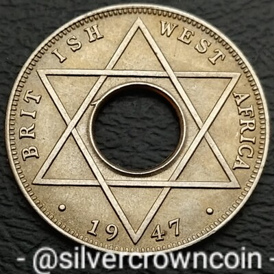 West Africa British 1/10 Penny 1947. KM#20. One Tenth Cent coin
