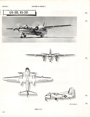 Grumman US-2D, ES-2D Tracker 1976 NATOPSS Flight Manual - CD | eBay