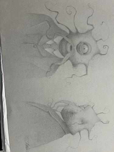 Travis Louie signed Drawing - Picture 4 of 5