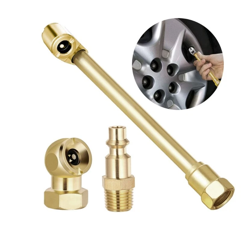 Heavy Duty Brass Air Chuck Set Compressor Accessories 1 4 Inch for Car
