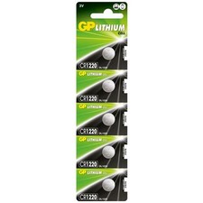 Gp Batteries Confezione 5 Batterie Litio a Bottone CR1220