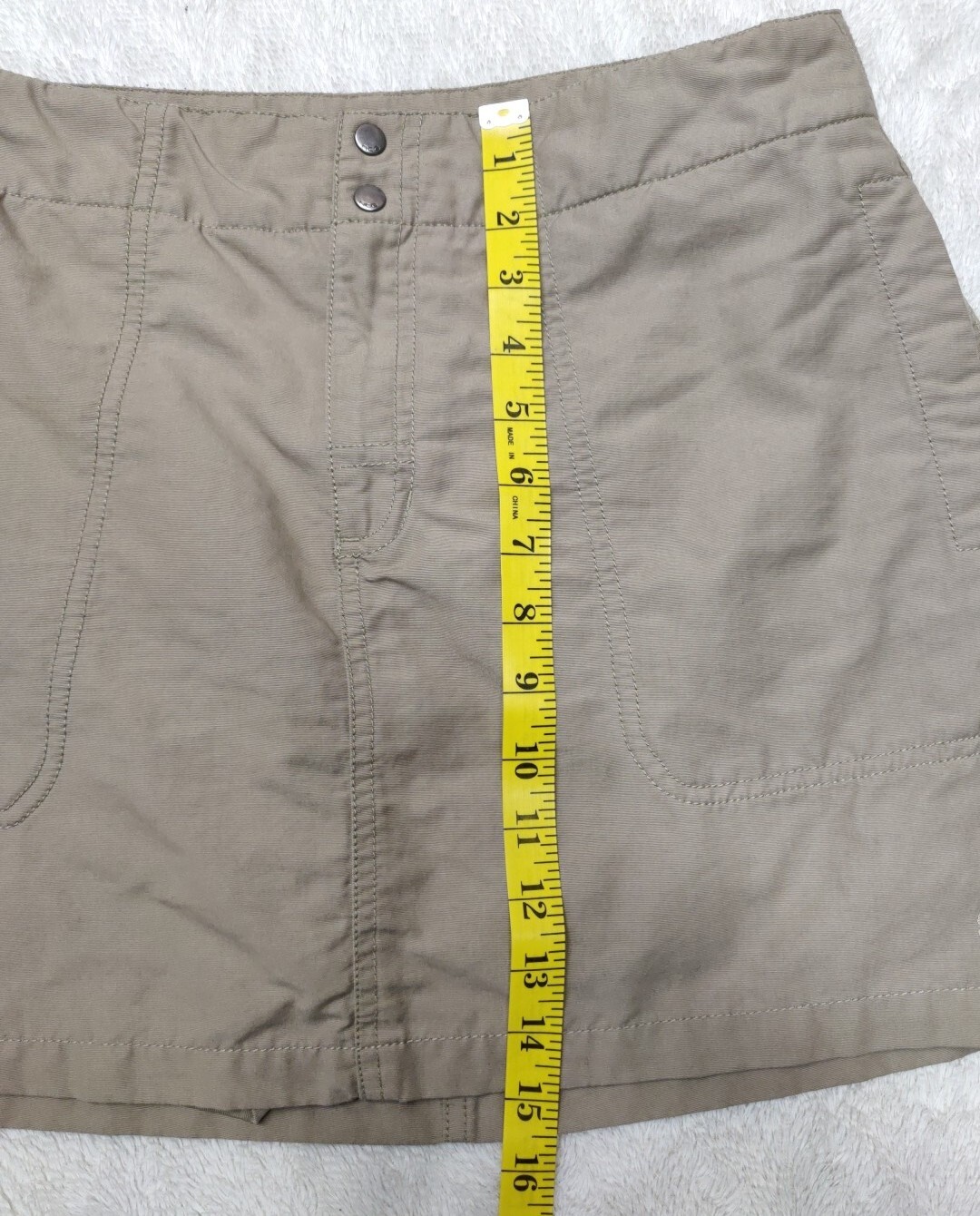 Nike ACG Equipment Women's Ripstop Khaki Skort Size 8 Active Outdoor Y2K
