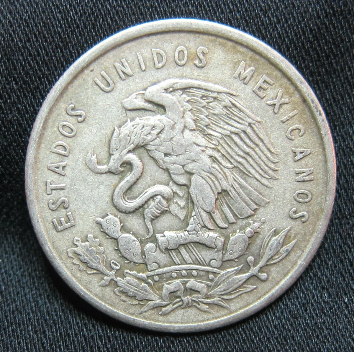 1950-1951 Mexico .300 Silver 50 Centavos Cuauhtemoc Random Picked 