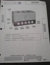 Vintage Photofact. Don McGohan, Model MG-20-B